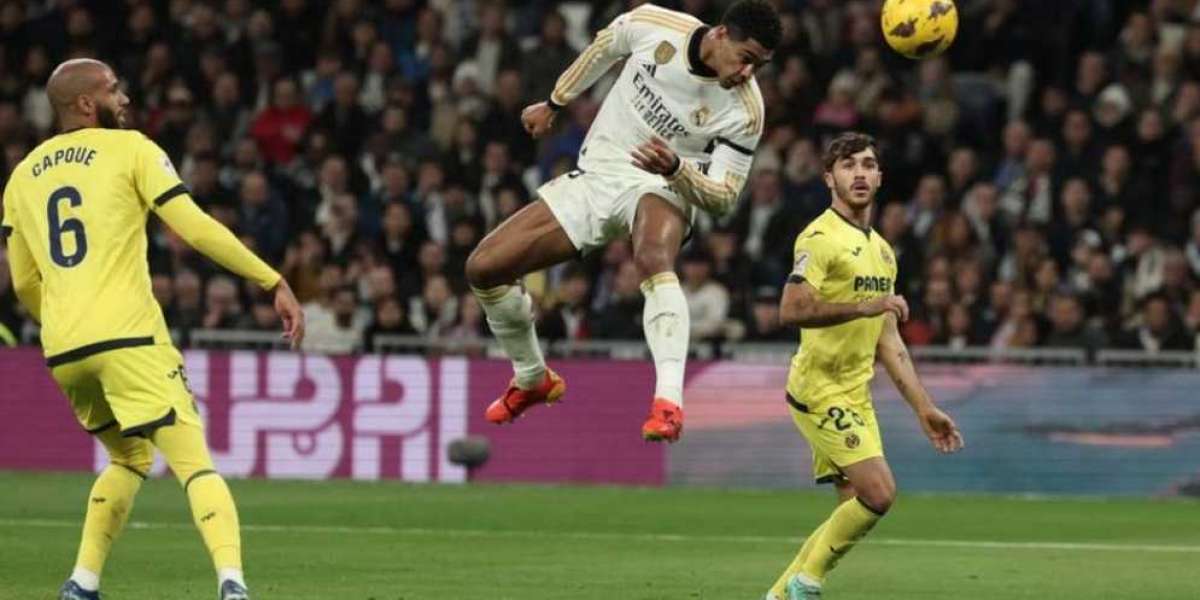 Real Madrid 4-1 Villarreal: Jude Bellingham header helps host return to top of La Liga
