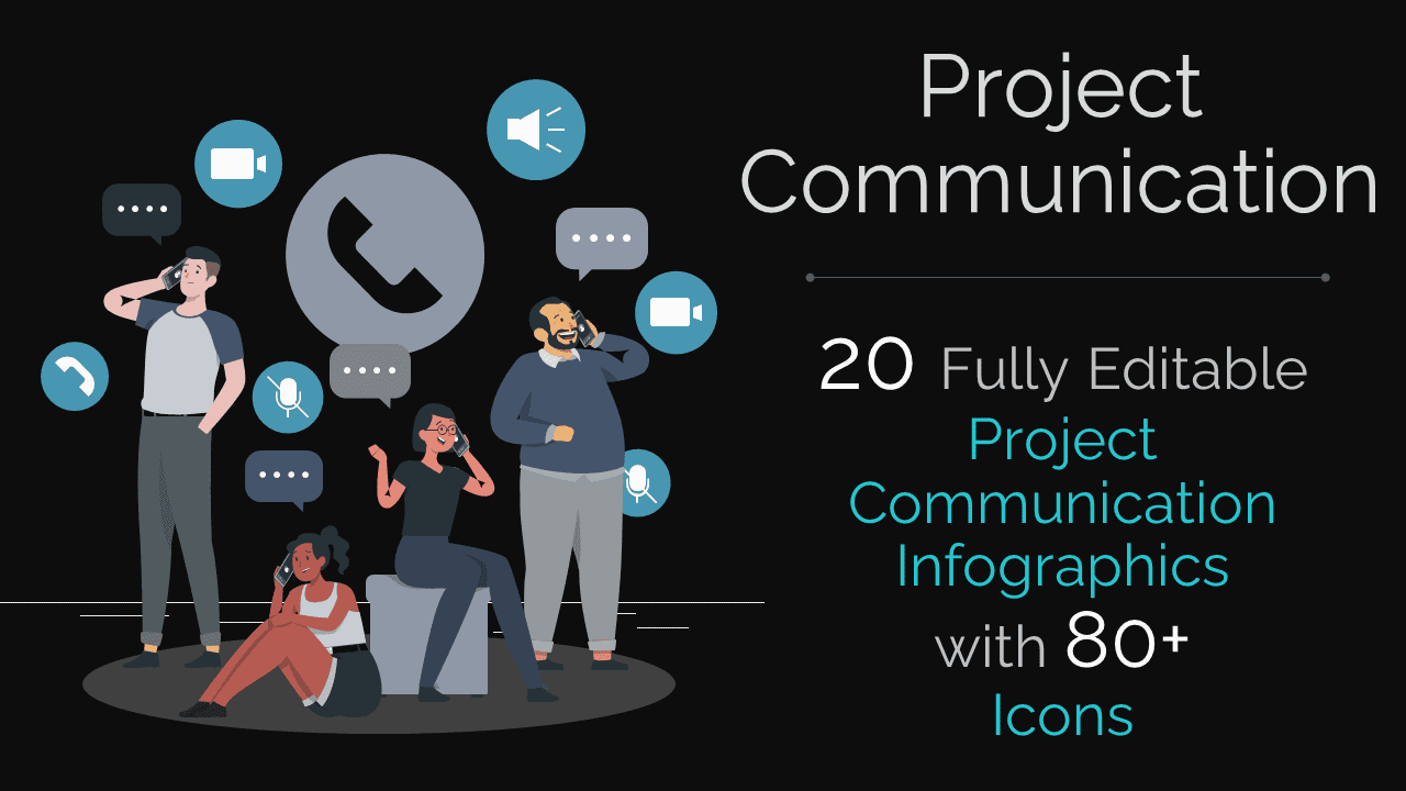 Project Communication Plan Infographic Collection | PPT Infographics